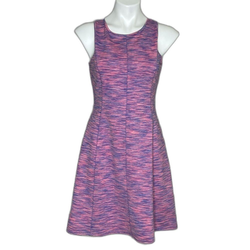 Lilly Pulitzer Cove dress, flamingo pin, small